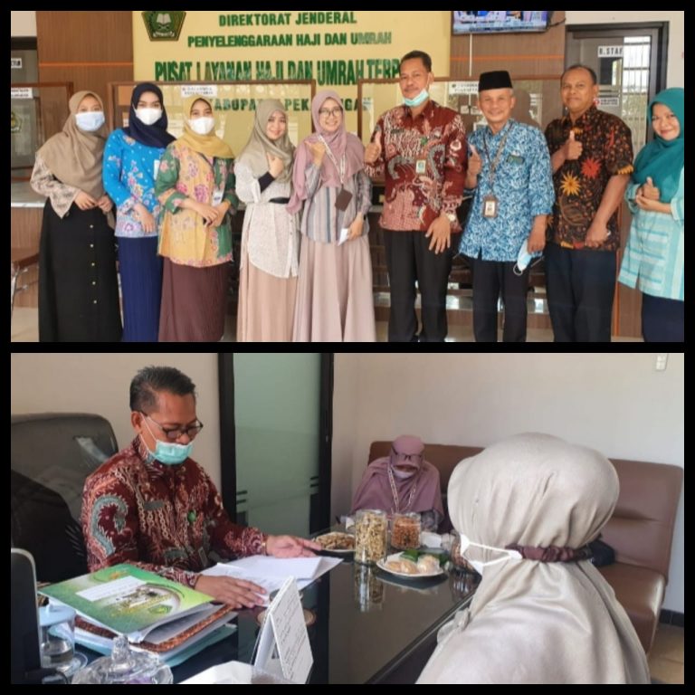 Kunjungan Direktorat Jenderal Penyelenggara Haji dan Umrah Kementerian Agama RI ke PLHUT Kab. Pekalongan
