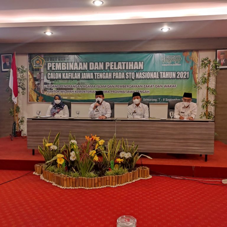 Matangkan Persiapan Jelang STQ Nasional, Kafilah Jateng Adakan Pembinaan