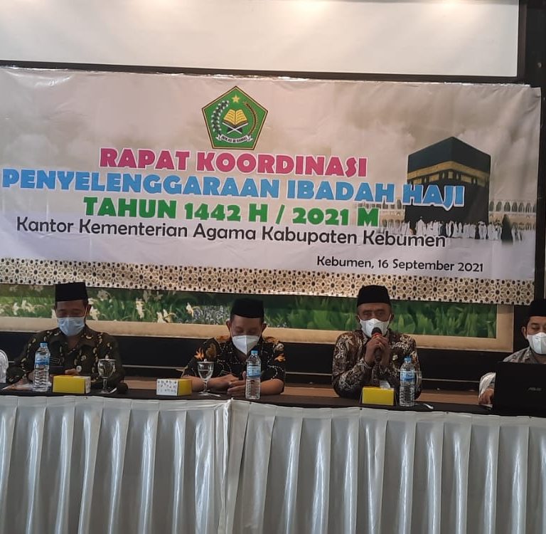 Desiminasi Informasi Haji, Kemenag Kebumen Gelar Rakor Penyelenggaraan Ibadah Haji