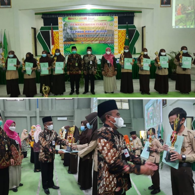 Serahkan Piala dan Piagam Penghargaan Juara KSM Tingkat Kabupaten, Ini Pesan Kakankemenag