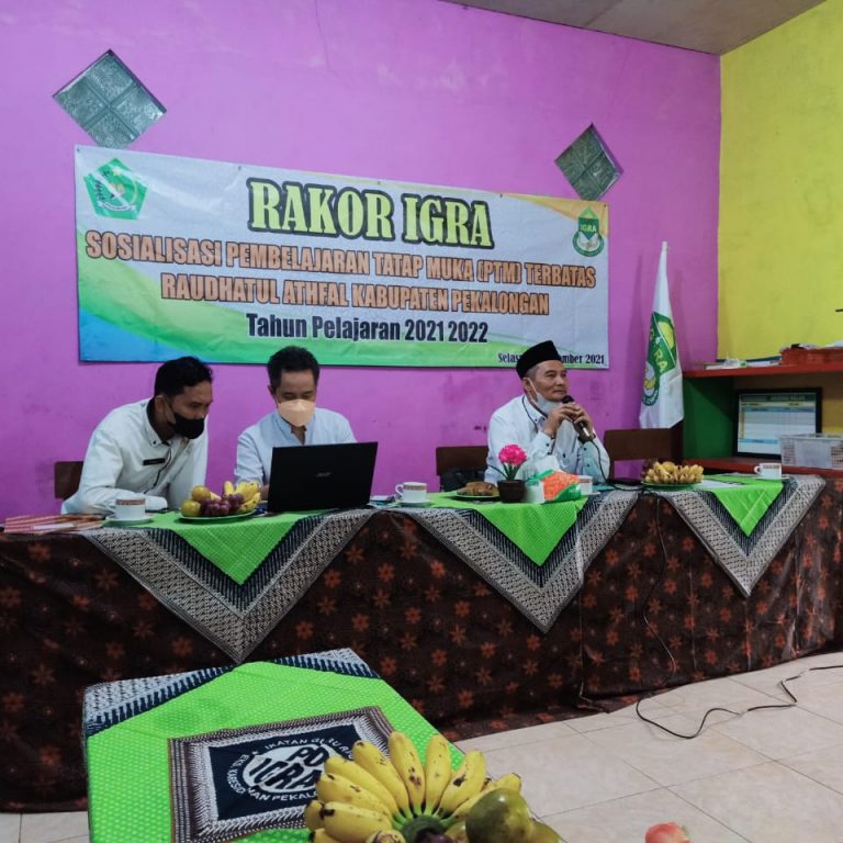 Rakor Bersama Kepala RA/BA/TA se-Kabupaten Pekalongan