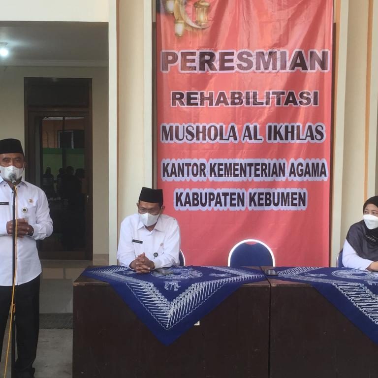 Mushola Al Ikhlas Kankemenag Kab. Kebumen Diresmikan