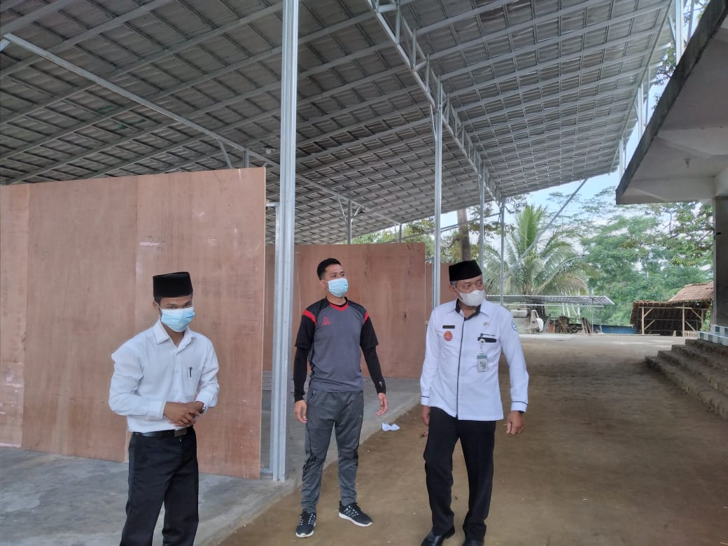 Kepala Kemenag Wonosobo Monitoring PTM MTs Berbaur Sapuran