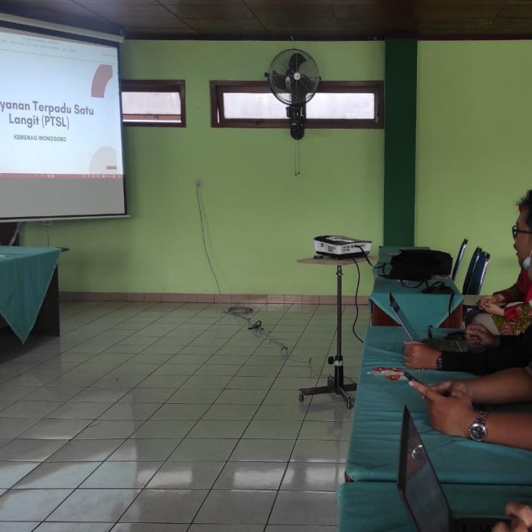 Kemenag Wonosobo Review Teknis Bangun Jaringan PTSL oleh Telkom Wonosobo