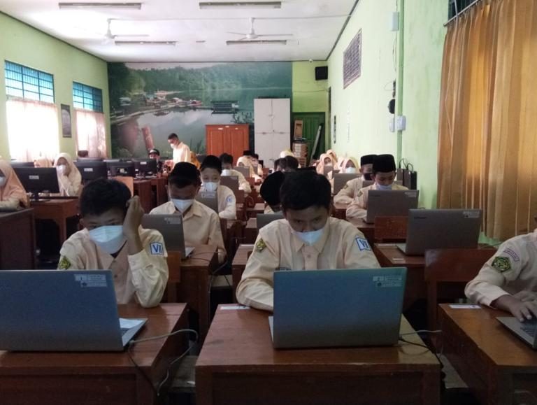 278 Siswa MTsN 2 Wonosobo Ikuti Try Out ANBK