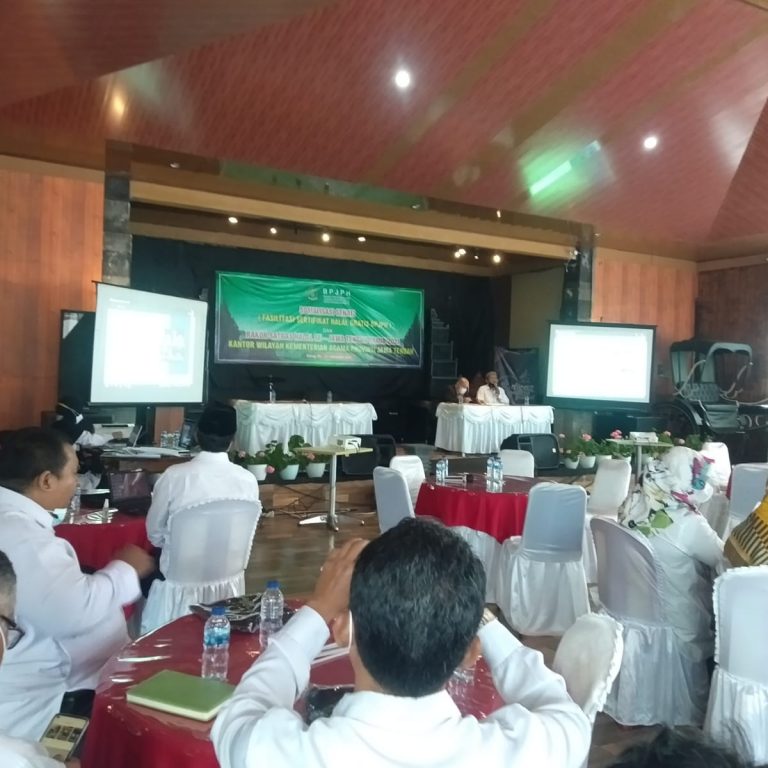 Gara Zawa Kankemenag Kab. Pekalongan Ikut Rakor Satgas Halal se-Jateng