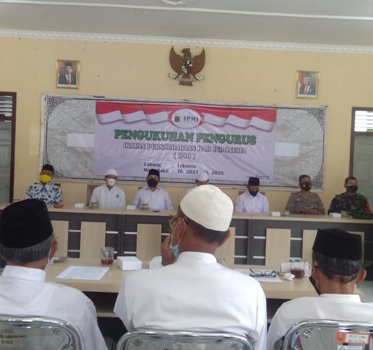 Ucapkan Selamat Kepala Kemenag Terlaksananya Pengukuhan Pengurus IPHI Kecamatan Leksono