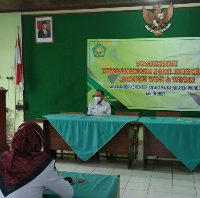 Sosialisasi Pembangunan Zona Integritas Kankemenag Kab. Wonosobo