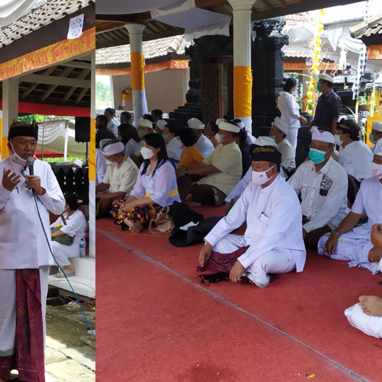 Piodalan Wujud Bhakti Dewa Yadnya Umat Karanganyar