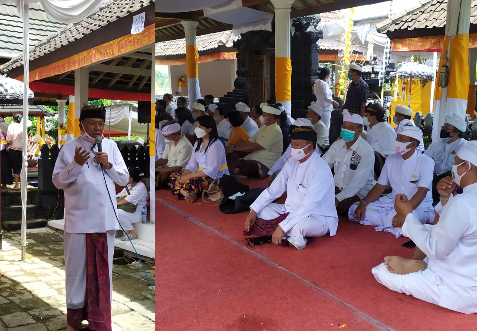 Piodalan Wujud Bhakti Dewa Yadnya Umat Karanganyar