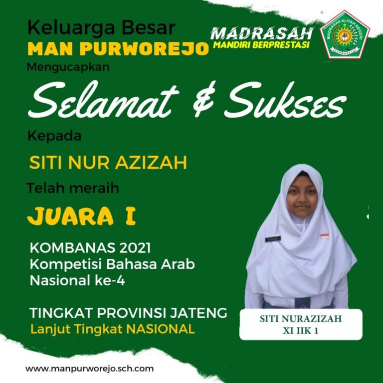 Dua Siswa MAN Maju ke KOMBANAS Tingkat Nasional