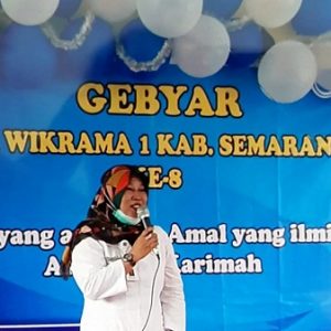 Nur Solichah Dalam Kegiatan Gebyar SMK Wikrama 1 Kab.Semarang