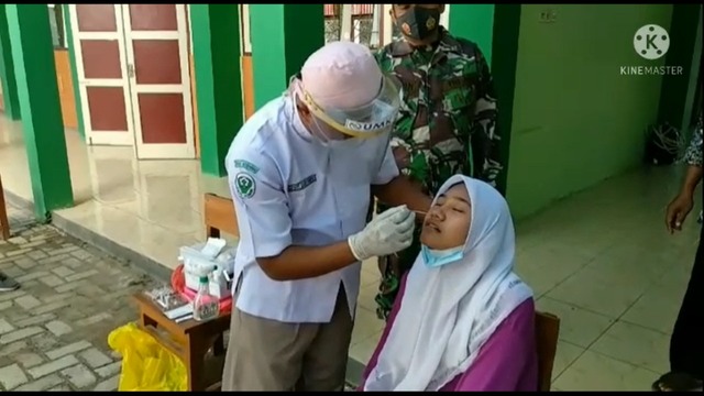 Tim Satgas Covid19 Monev Persiapan PTM MTsN  5 Rembang