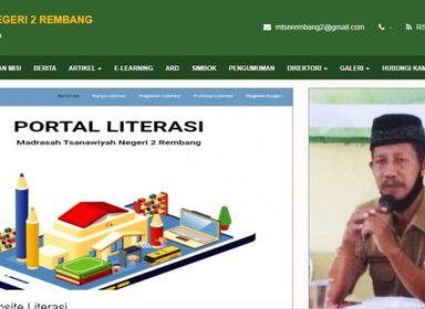 MTs Negeri 2 Rembang Launching Website Literasi