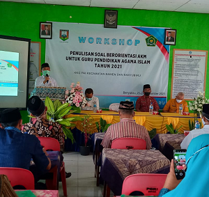 Workshop Penulisan Soal Berorientasi AKM Oleh KKG PAI Kec.Bawen dan Banyubiru