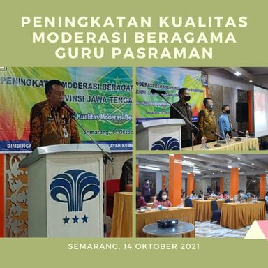 Peningkatan Kualitas Moderasi Beragama Guru Pasraman