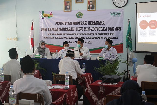 Kegiatan Penguatan Moderasi Beragama yang dilaksanakan oleh MIN 6 Boyolali