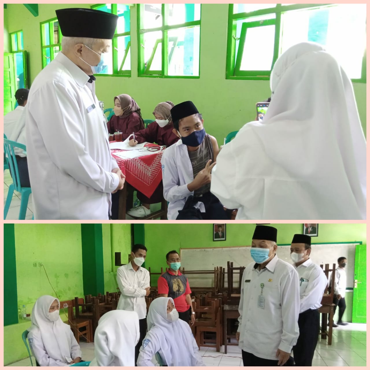 Perkuat Anti Body Dengan Siswa, Tenaga Kependidikan Dan Guru Dengan Vaksin