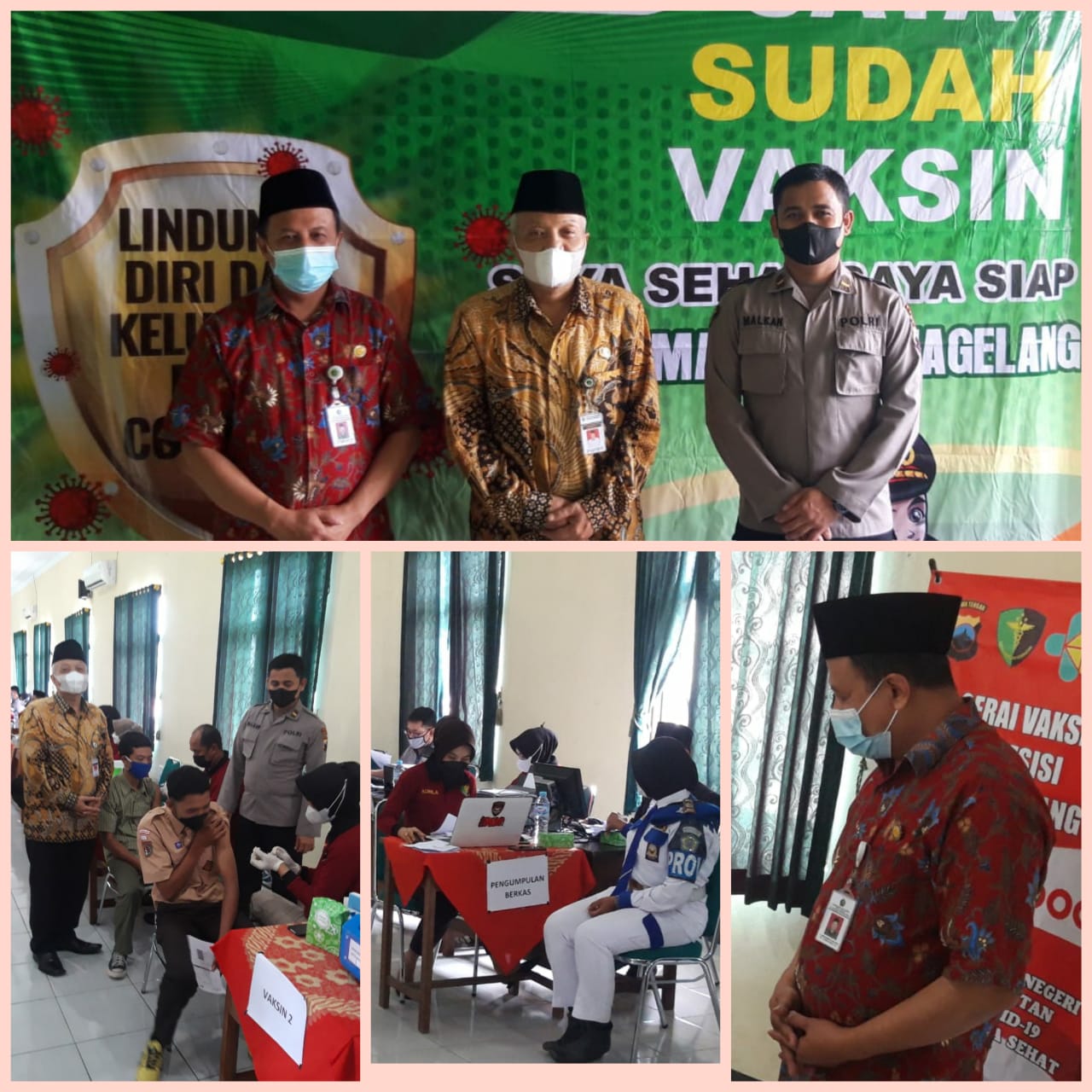 MAN Kota Magelang Laksanakan Vaksin Tahap 2