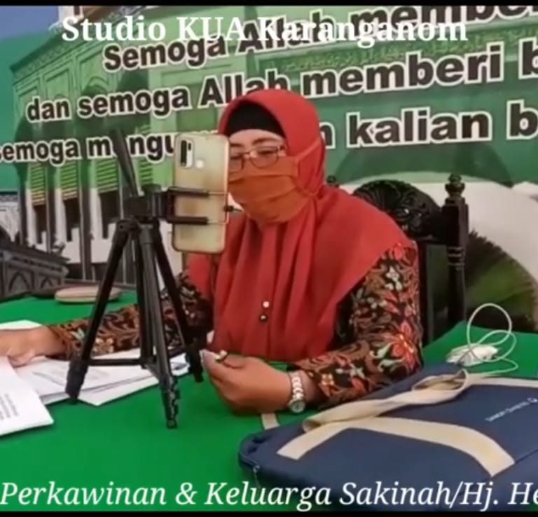 Bimwin Online KeCanTOL KaMU KUA Karanganom, Upaya Turunkan Angka Kematian Ibu dan Anak