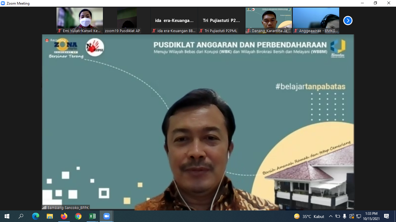 E-Learning Dukung Tugas Fungsi Jabfung PK APBN