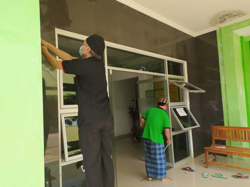 Indahkan Instruksi Bupati, KUA Lasem Gelar Kerja Bakti