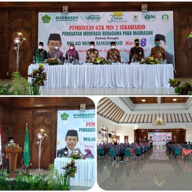 KaKanwil  Ajak GTK MIN 2 Sukoharjo Bekerja Dengan Menyenangkan