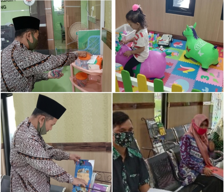 Tamu Nyaman dengan Fasilitas PTSP Kemenag Rembang