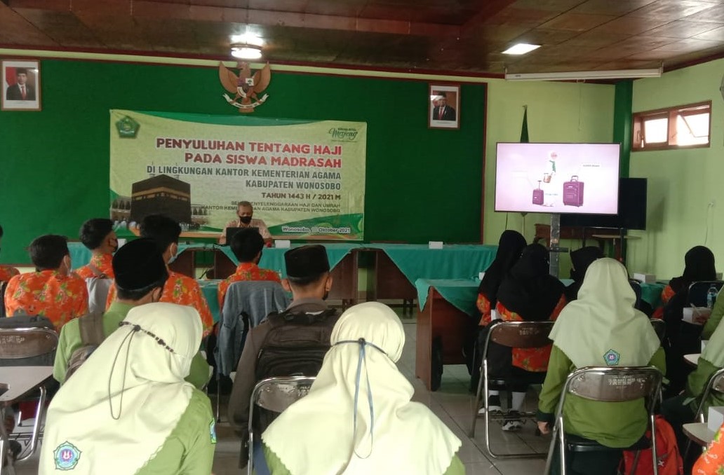 PHU Kemenag Wonosobo Gelar Penyuluhan Tentang Haji Pada Siswa Madrasah