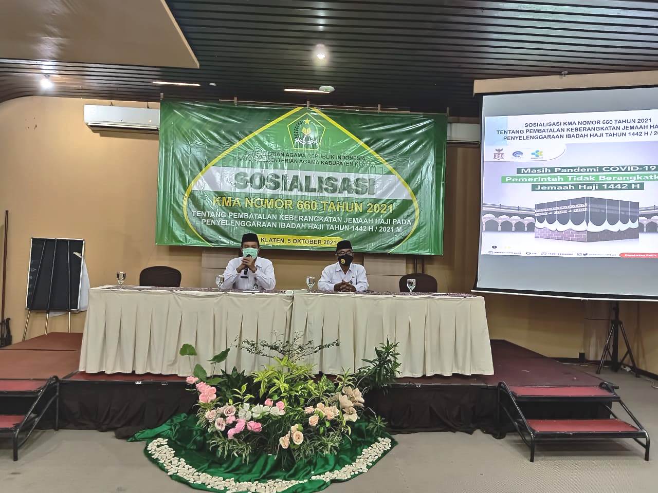 Cegah Berita Hoax Pembatalan Haji, Kemenag Klaten Gelar Sosialisasi KMA 660/2021