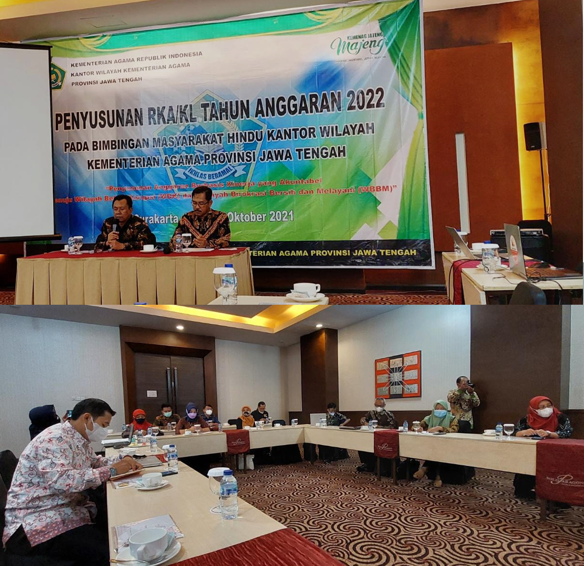 Bimas Hindu Bersinergi dengan Penyusun Rencana Kegiatan dan Anggaran Kab/Kota Se-Jawa Tengah