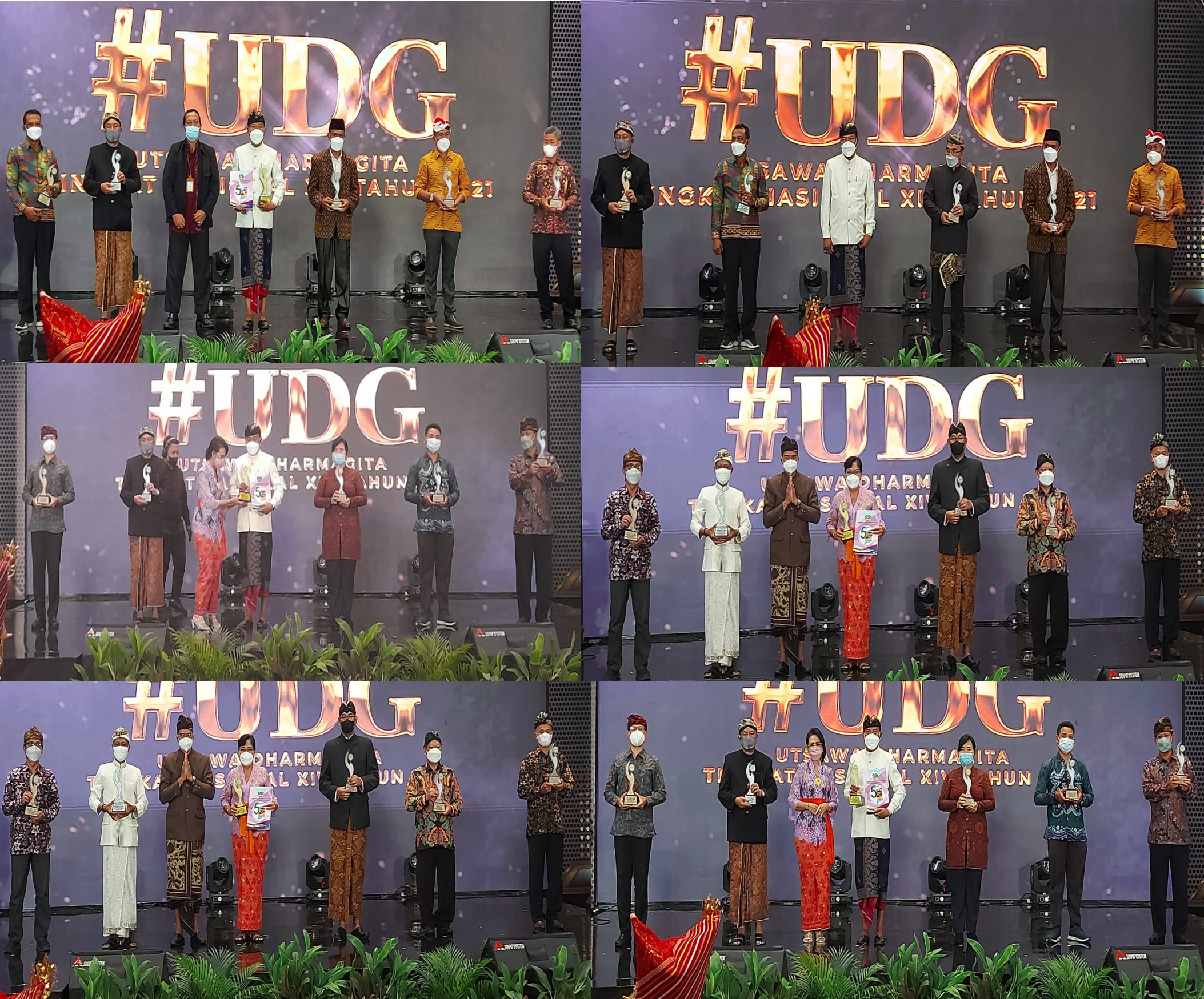 Tiga Perak, Dua Perunggu, Satu Harapan dalam Penganugrahan (UDG) Tingkat Nasional XIV Tahun 2021