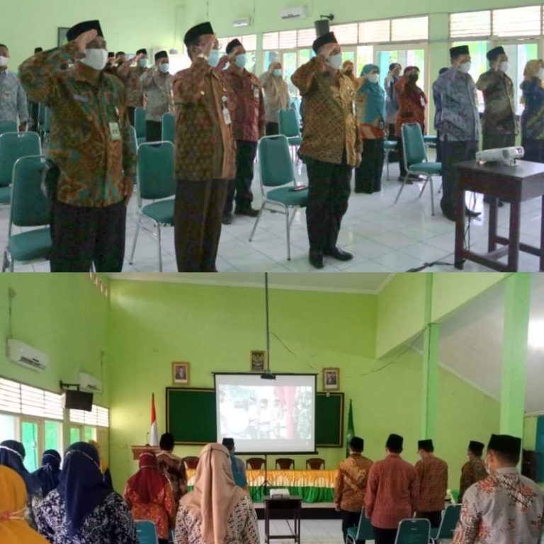 Covid-19 Level 2, Kemenag Demak Ikuti Upacara Hari Sumpah Pemuda Secara Virtual