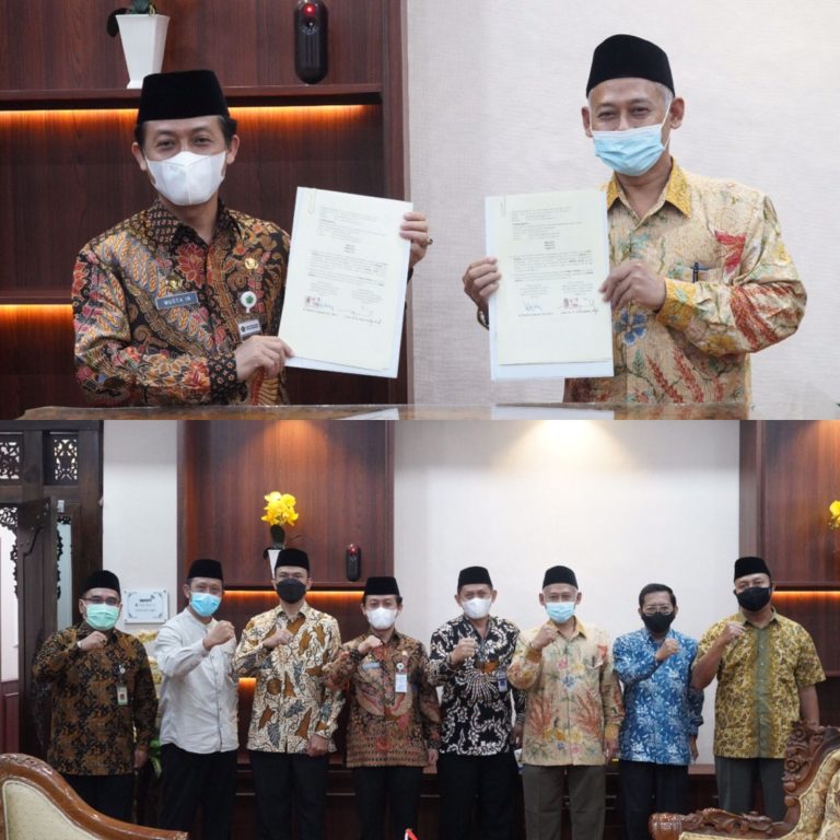 Penandatangan MoU UIN Walisongo Semarang dengan Kanwil Kemenag Provinsi Jateng