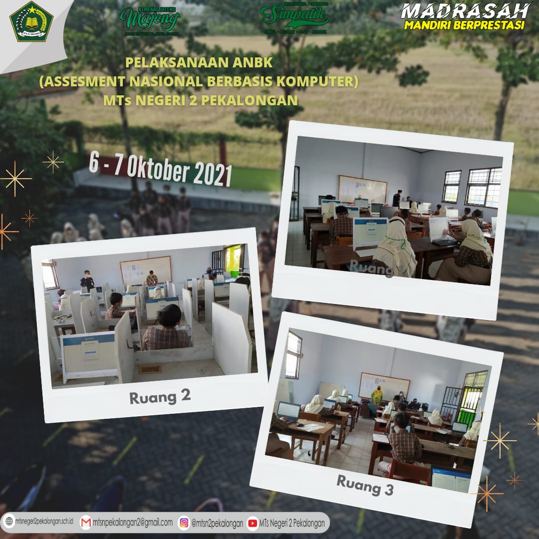 Sukses ANBK Di MTs Negeri 2 Pekalongan