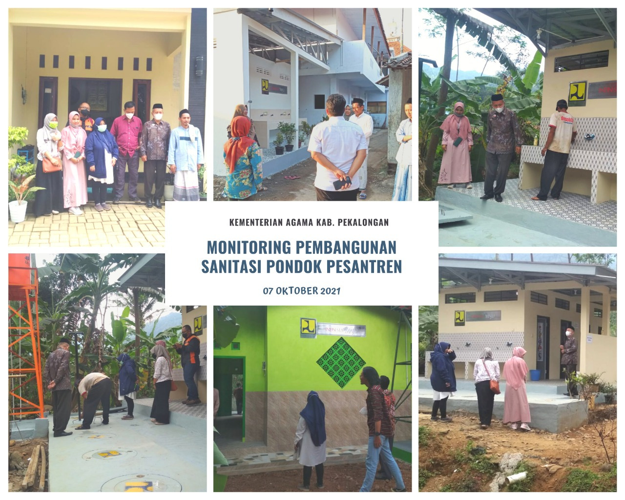 Monev Pembangunan Sanitasi Ponpes Tahap I