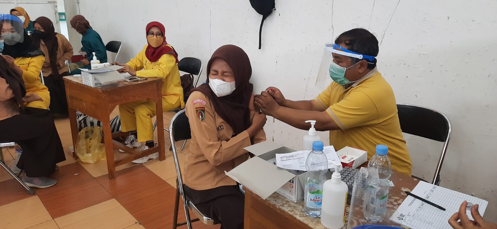 Siswa MAN 2 Antusias Ikuti Vaksinasi Covid-19