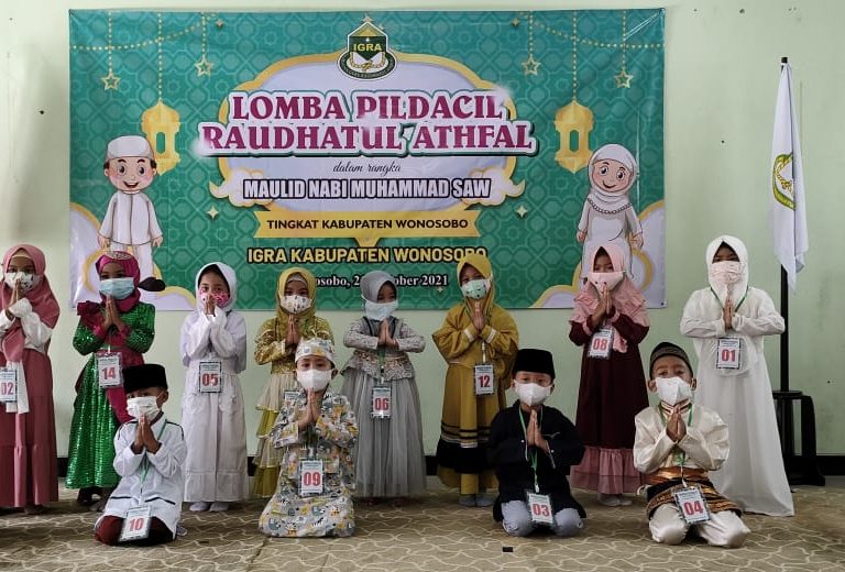 Empat Belas Dai Cilik Ikuti Kontes Pildacil Ramaikan Peringatan Maulid Nabi