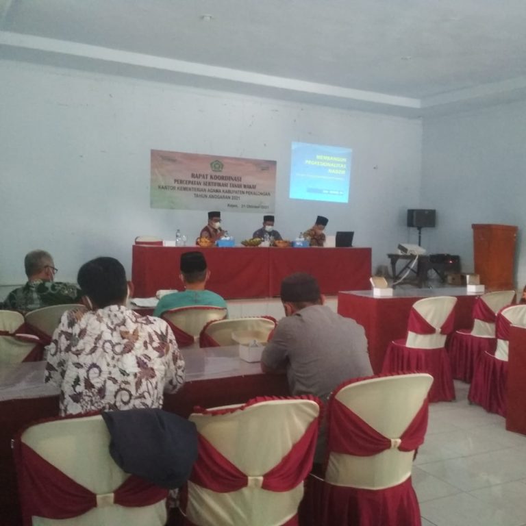Rakor Percepatan Sertifikasi Tanah Wakaf