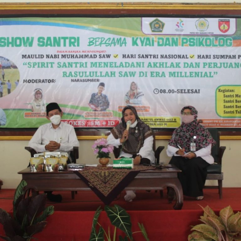 Talk Show Santri Bersama Kyai dan Psikolog FKPAI Karanganyar