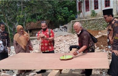 PAIF Dan KUA Pagedongan Layani Ukur Arah Kiblat Masjid Baiturrahman, Kebutuhjurang