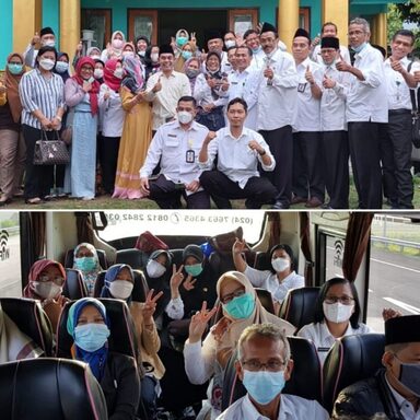 ASN Kemenag Kota Semarang Bersilaturahim ke Kediaman Kakankemenag
