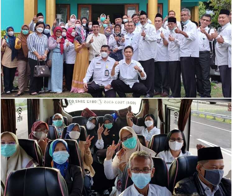 ASN Kemenag Kota Semarang Bersilaturahim ke Kediaman Kakankemenag