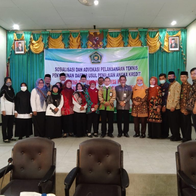 Sosialisasi dan Advokasi Teknis Penyusunan Dupak Bagi Pengawas dan Guru PAI di Brebes