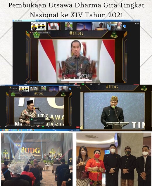 Pembukaan Utsawa Dharma Gita Tingkat Nasional yang Ke XIV