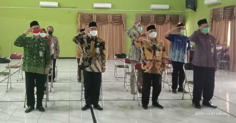 Khidmat, Pelaksanaan Upacara Virtual Hari Kesaktian Pancasila Kemenag Kota Semarang