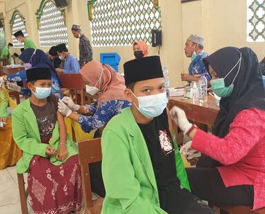 Animo Santri terhadap Vaksinasi Covid19 Tinggi