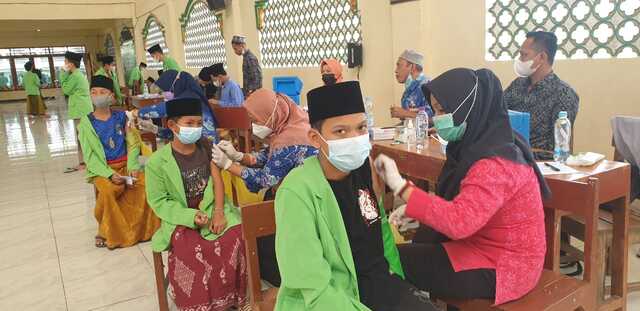 Animo Santri terhadap Vaksinasi Covid19 Tinggi