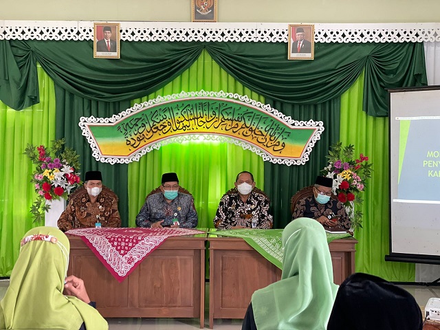 Kabag TU Kanwil Kemenag Prov. Jateng melakukan monitoring Penyuluh Agama Islam Non PNS di wilayah kabupaten boyolali
