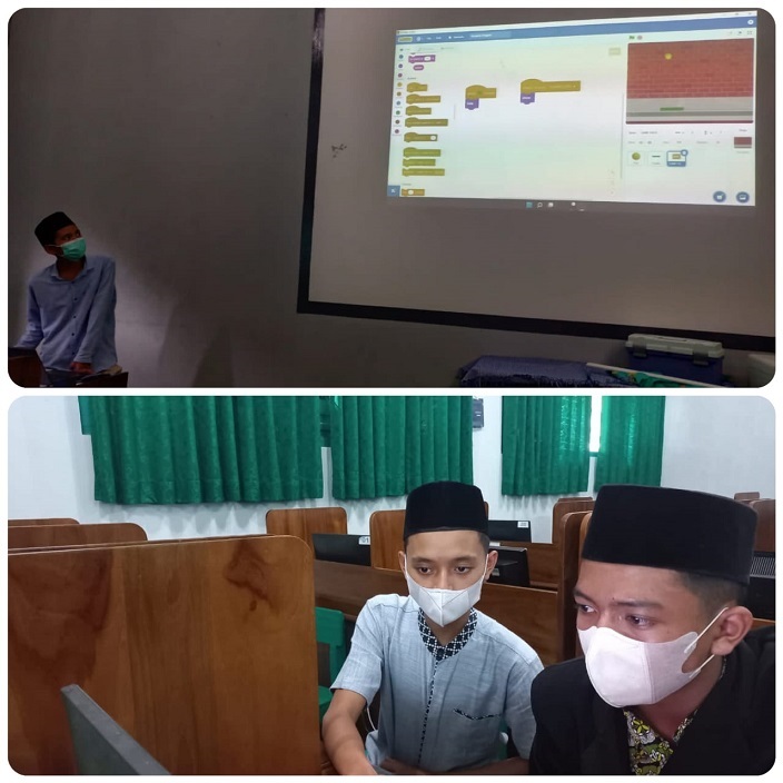 Dua Siswa MTsN 1 Pati Jadi Tutor Pelatihan Robotic